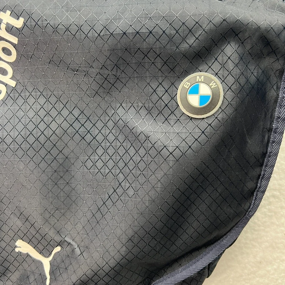 BMW Motorsport Blue Commuter Messenger w/Laptop Pocket Bag‎ Puma